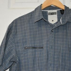 Blue Plaid REI Button Down Shirt – Size Medium (EUC)